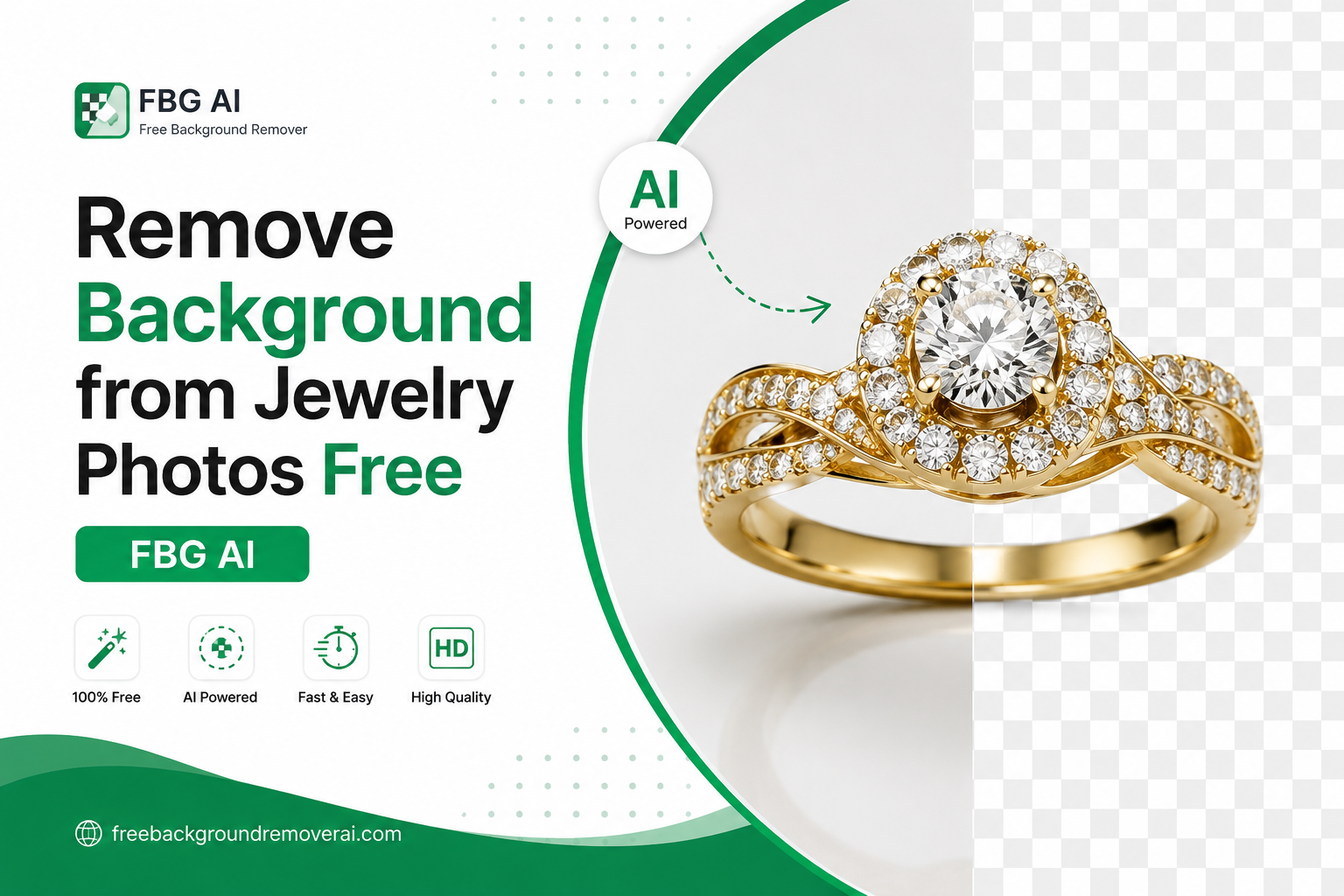 Remove Background from Jewelry Photos Free | FBG AI