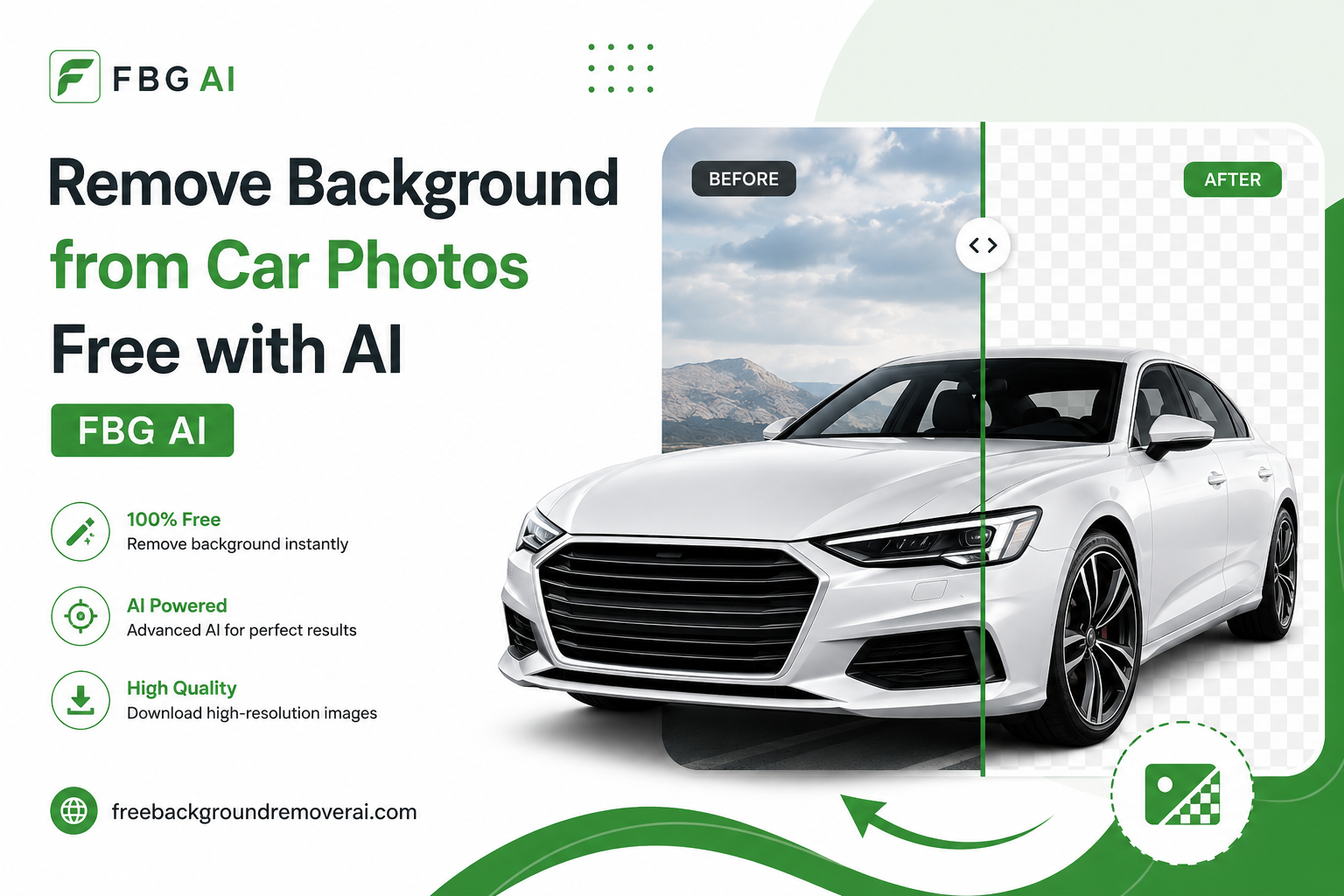 Remove Background from Car Photos Free with AI | FBG AI