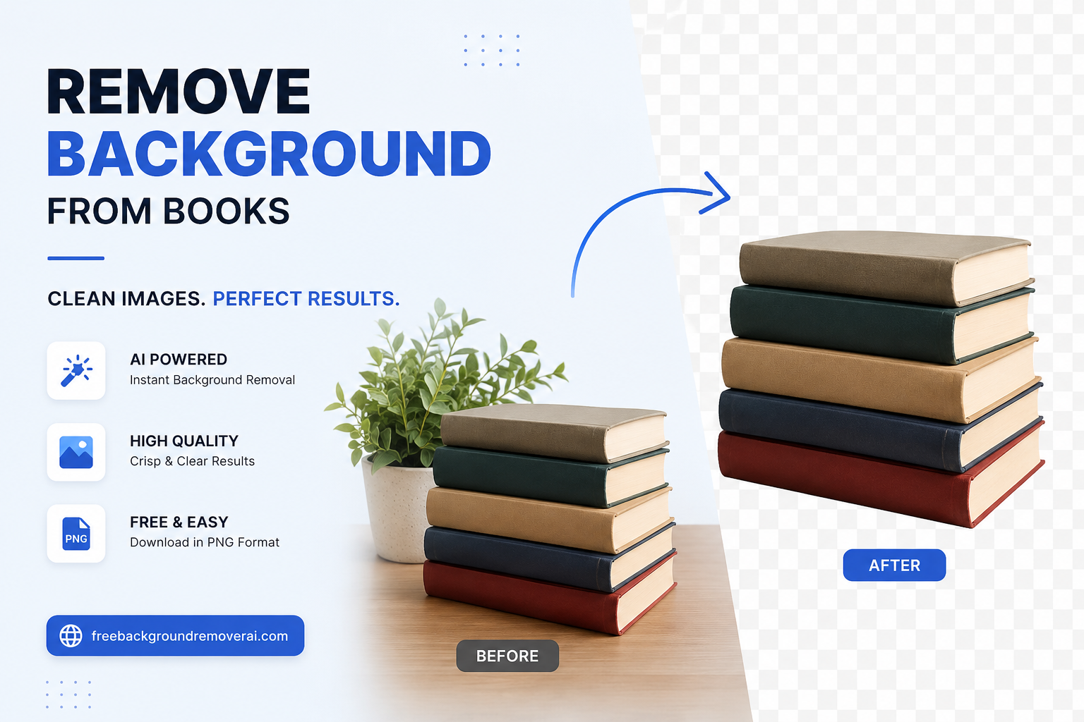 Remove Background from Books – Free AI Tool (2026)