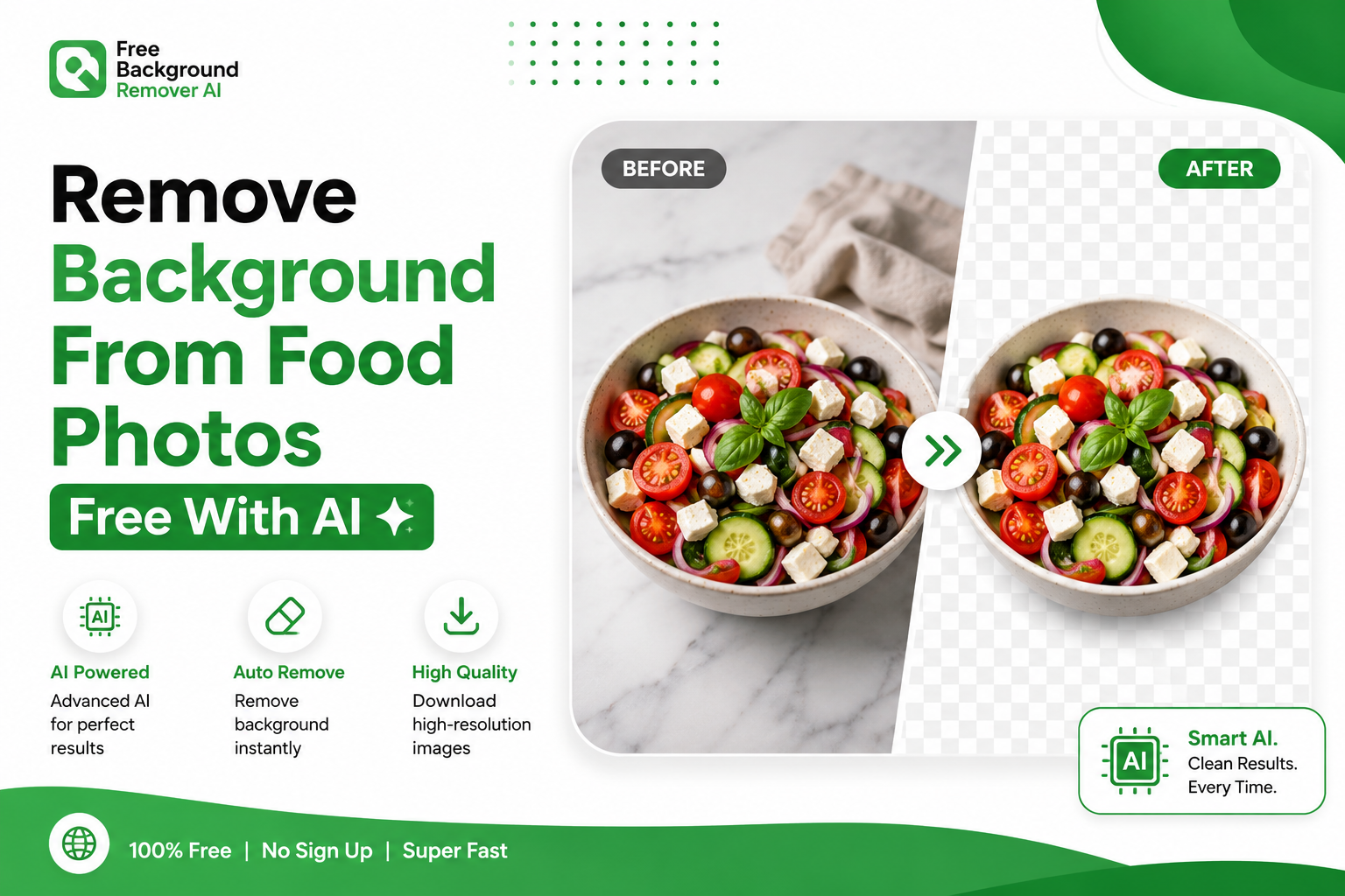 Remove Background From Food Photos Free With AI