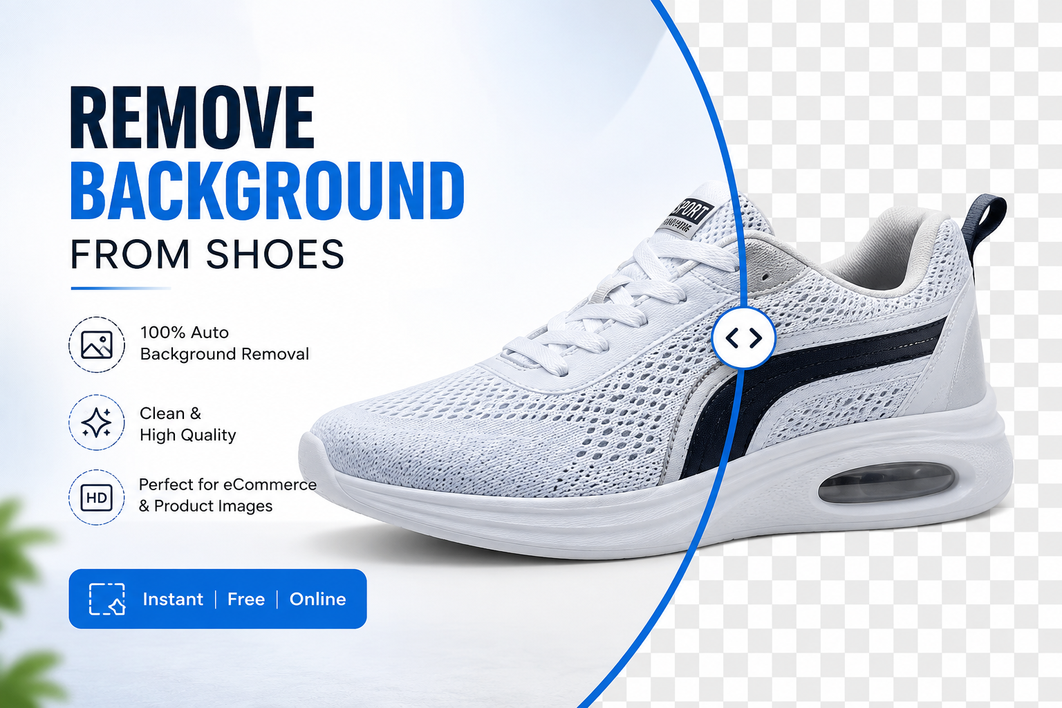 Remove Background from Shoes Online Free with AI