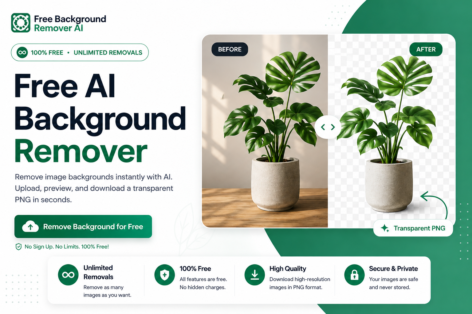 Free AI Background Remover – Remove Image Backgrounds Online for Free