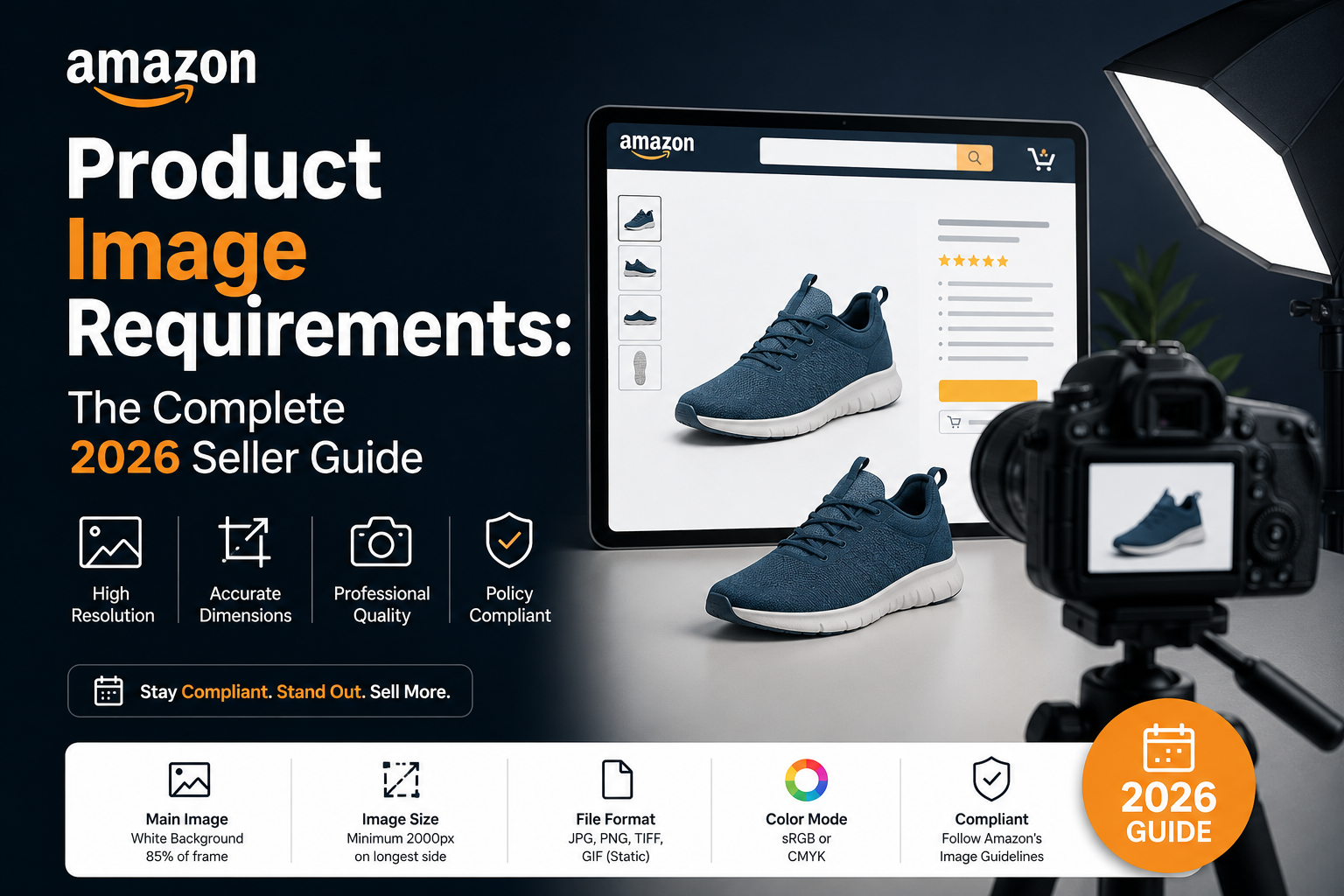 Amazon Product Image Requirements 2026: Full Seller Guide