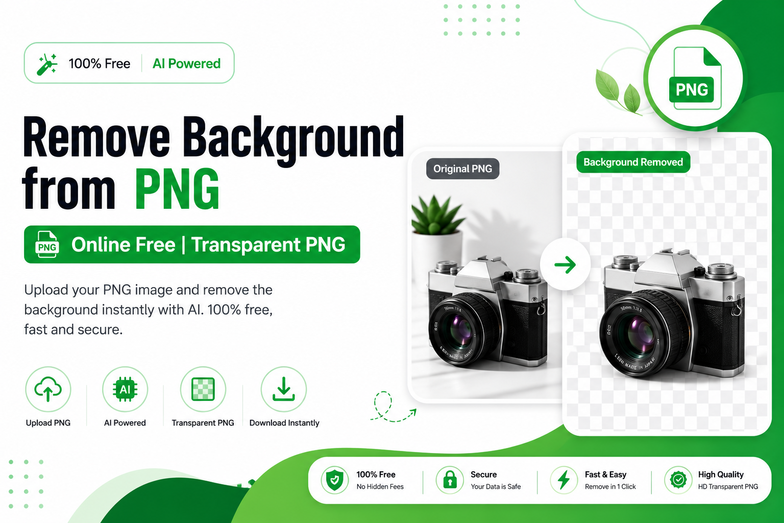 Remove Background from PNG Online Free | Transparent PNG