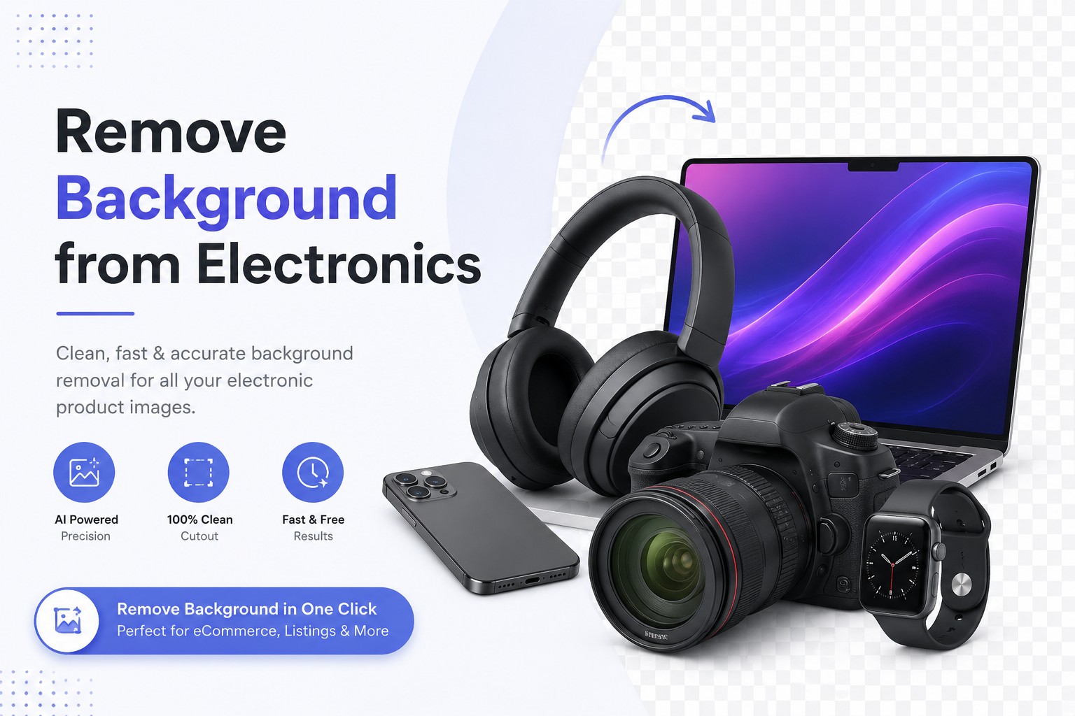 How to Remove Background from Electronics (Free AI)