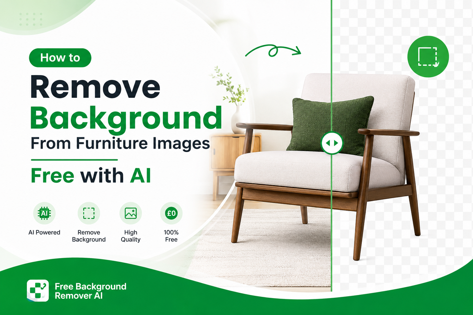 How to Remove Background From Furniture Images Free with AI
