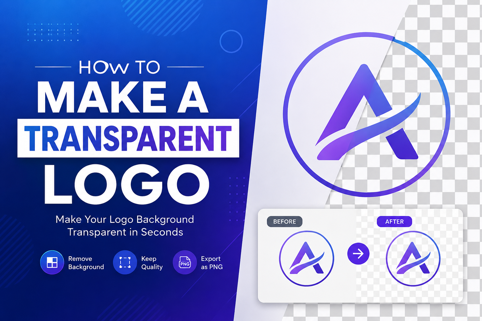 How to Make a Transparent Logo (Free & Fast)