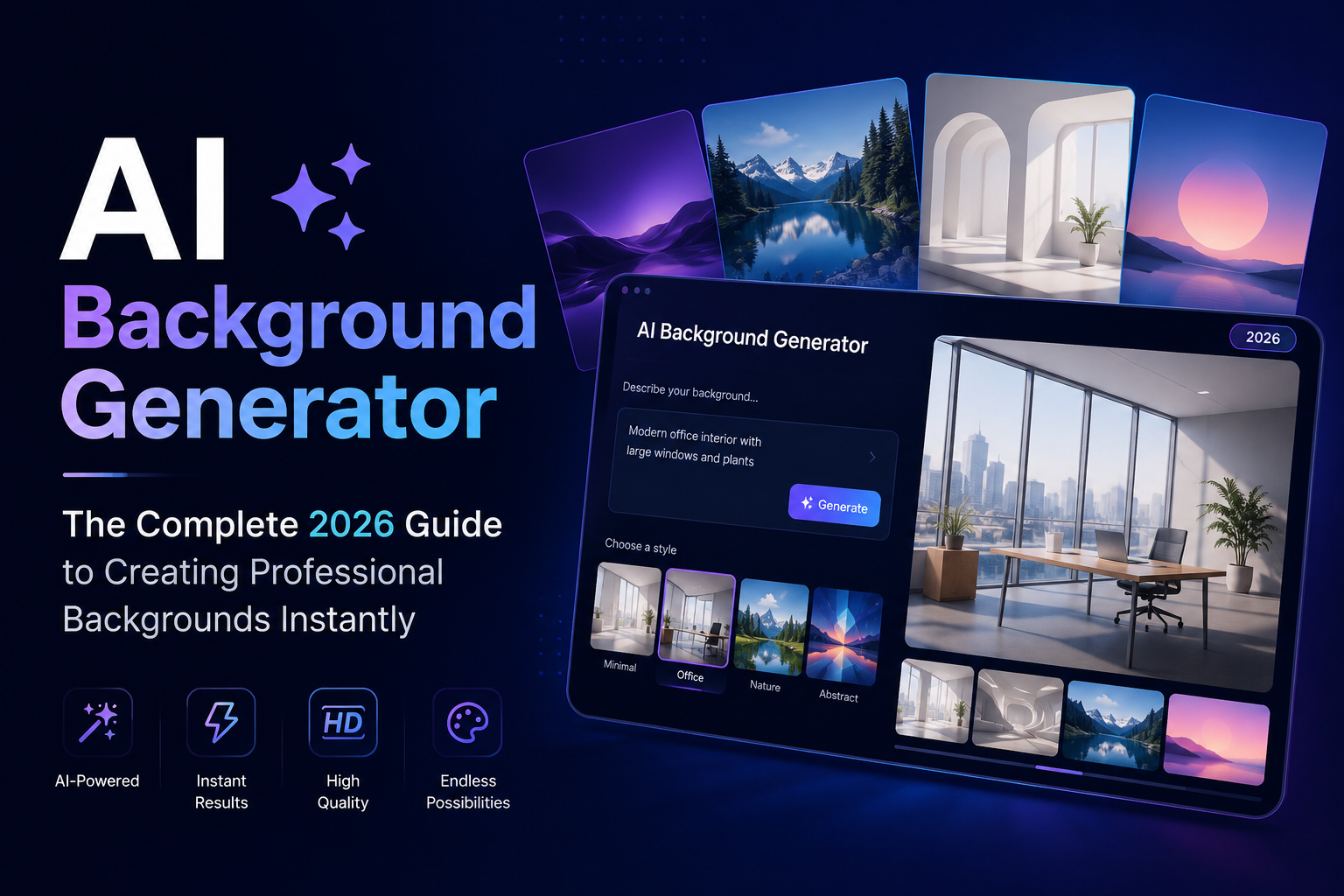 AI Background Generator: The Complete 2026 Guide to Creating Professional Backgrounds Instantly